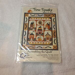 Sew Spooky Assembling The Quilt Pattern 6 Of 6 From The Quilt Company Brand New
